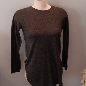 Roots charcoal grey long sleeve tunic